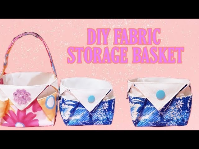 DIY FABRIC STORAGE BASKET // FABRIC BOX ORGANIZER by Jana and Jacey (7 months ago)