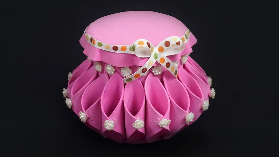 How to Make Jewellery Basket | Jewellery Organizer | Jewellery Box by Awesome Ideas (3 years ago)