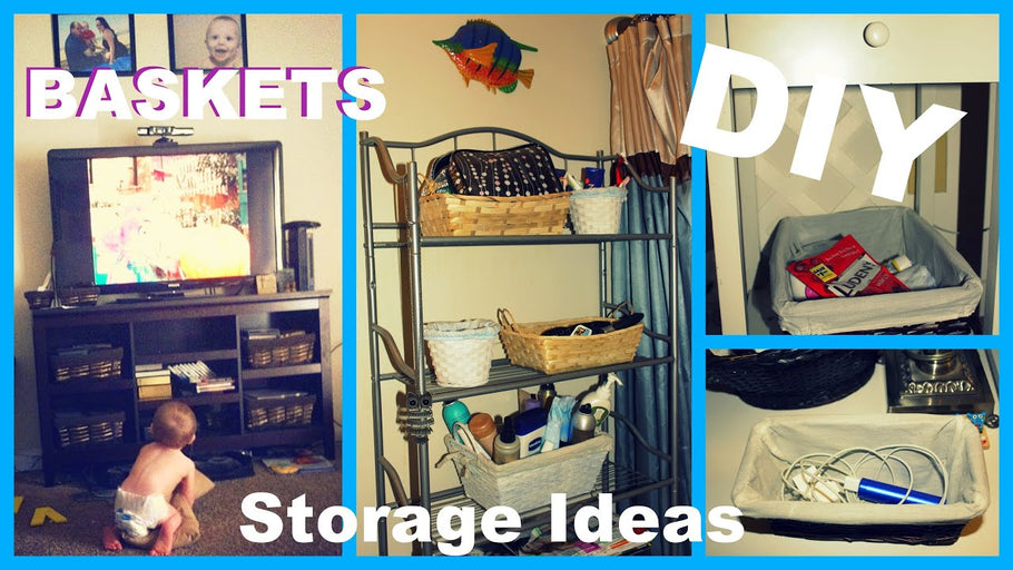 Easy Cheap DIY Basket Ideas - Storage & Decor by DIY Simmons (7 years ago)
