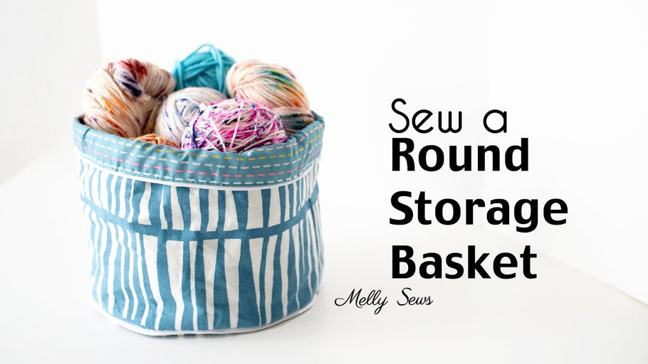 Sew a Round Storage or Easter Basket by Melly Sews (1 year ago)