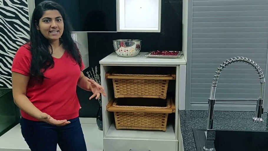 Wicker Basket by Marsun | Potato and onion storage basket by Marsun Kitchen Hardware (1 year ago)