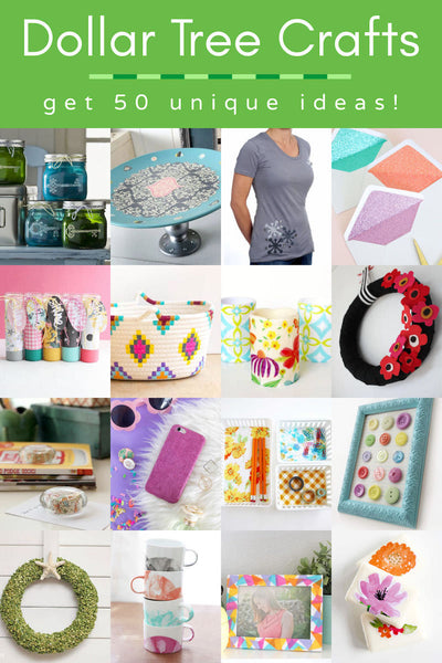 If you love the dollar store, you’re going to love these Dollar Tree crafts you can make with Mod Podge and other simple supplies.