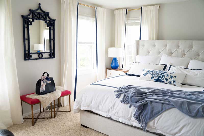 Master Bedroom Updates and Plans: Looking for some inspiration for your master bedroom? See what tiny changes we’ve made that have made a big impact, plus what we’re planning on DIYing in the next few months!