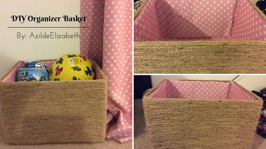 DIY Organizer Basket by AzildeElizabeth (4 years ago)