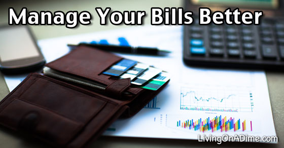 People often have problems managing bills