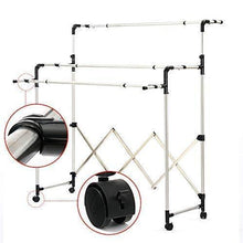 Load image into Gallery viewer, Latest sunpace laundry drying rack for clothes sun001 rolling collapsible sweater folding clothes dryer rack for outdoor and indoor use