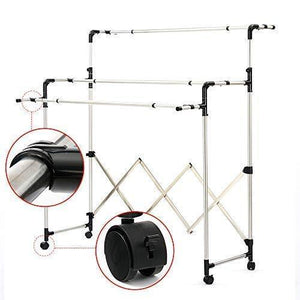 Latest sunpace laundry drying rack for clothes sun001 rolling collapsible sweater folding clothes dryer rack for outdoor and indoor use