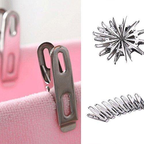 Discover the best ringbe windproof clothes pins stainless steel wire clips against rust laundry clothes pegs for sock scarf towel sheets