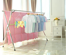 Load image into Gallery viewer, Selection stainless steel laundry drying rack free installed foldable space saving heavy duty