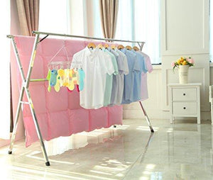 Selection stainless steel laundry drying rack free installed foldable space saving heavy duty