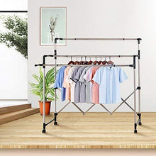 Load image into Gallery viewer, On amazon sunpace laundry drying rack for clothes sun001 rolling collapsible sweater folding clothes dryer rack for outdoor and indoor use