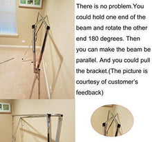 Load image into Gallery viewer, Storage organizer stainless steel laundry drying rack free installed foldable space saving heavy duty