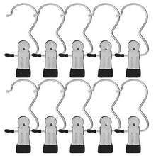 Load image into Gallery viewer, Products sixtack laundry hook boot hanging hold clips portable hanging hooks home travel hangers clothing clothes pins