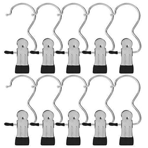 Products sixtack laundry hook boot hanging hold clips portable hanging hooks home travel hangers clothing clothes pins