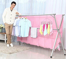Load image into Gallery viewer, Shop stainless steel laundry drying rack free installed foldable space saving heavy duty