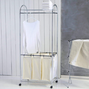 Shop for organize it all chrome laundry center