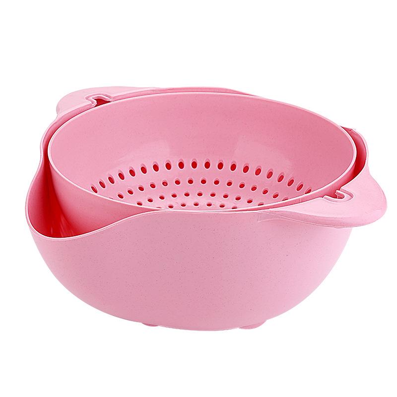 Multifunctional Wash Drain Bowl - Kitchen Basket Organizer For Washing Fruits Vegetables