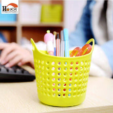 Load image into Gallery viewer, CUSHAWFAMILY 1 pcs Candy color mini desktop receive basket multifunction storage cosmetic stationery debris box Basket Organizer