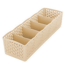 Load image into Gallery viewer, 5 Grids Wardrobe Storage Box Basket Organizer