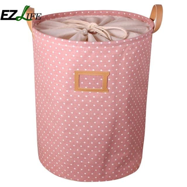 Waterproof Laundry Hamper Bag Colorful Clothes Storage Baskets Home Clothes Barrel Kids Toy Storage Laundry Basket ZH01264