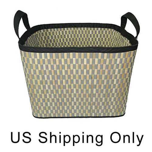 Cocoboo Seagrass Storage Basket Organizer | Eco Friendly Vegan | Kitchen Bedroom Living Room