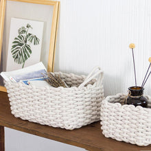Load image into Gallery viewer, Modern Weaving Storage Bag Toys Holder Basket Kids Sundries Basket Organizer New
